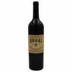 Bottle of braai cabernet sauvignon wine