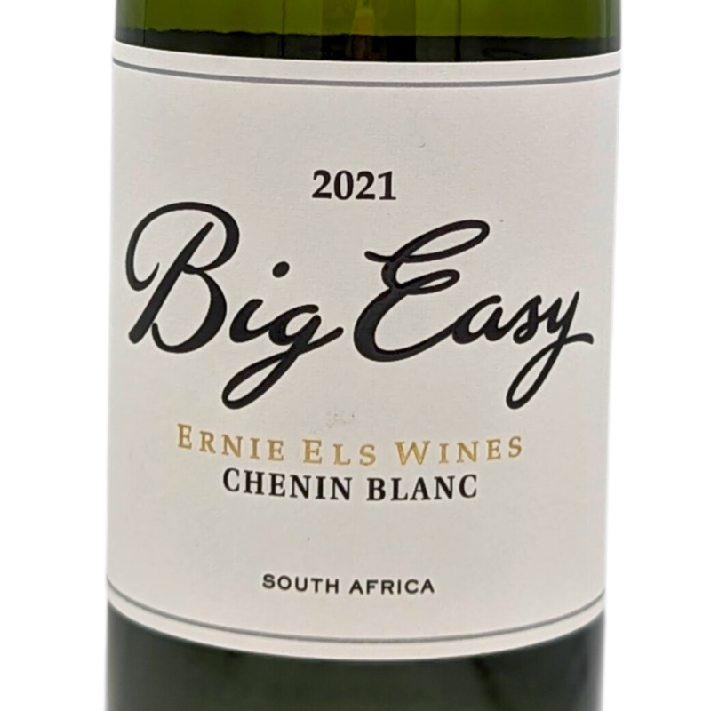 Label of a bottle of The Big Easy Chenin Blanc