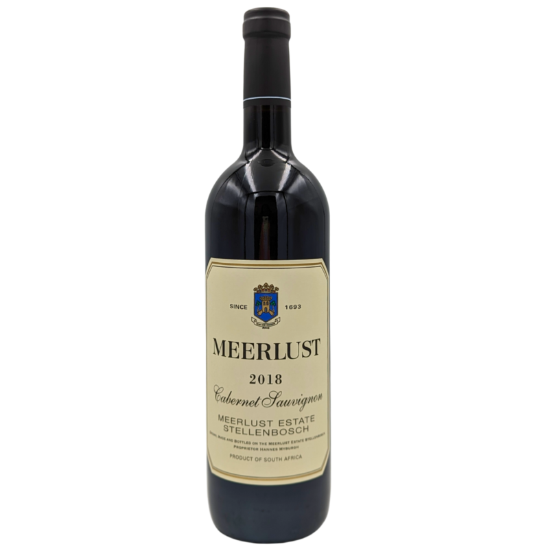 Bottle of Meerlust Cabernet Sauvignon