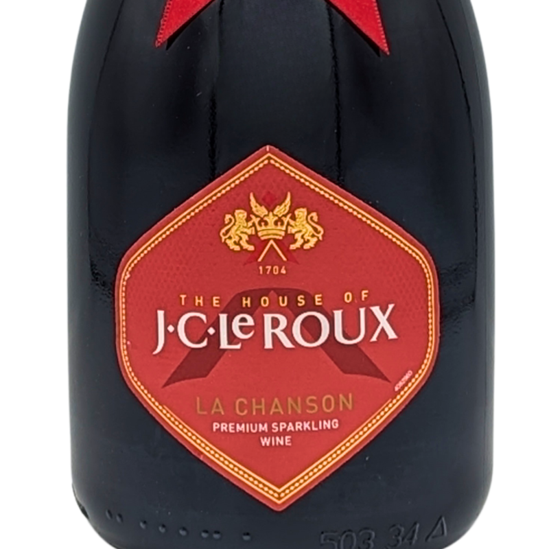 front label of a bottle of La Chanson by JC Le Roux