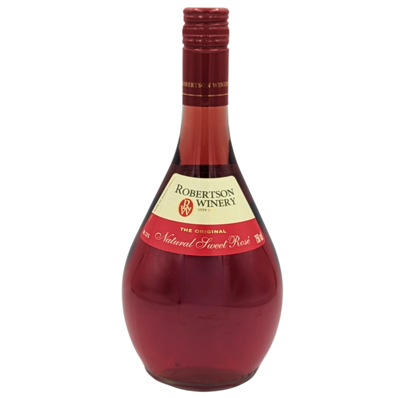bottle of Robertson Natural Sweet Rose