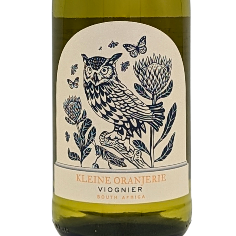 front label of a bottle of Flora and Fauna Viognier