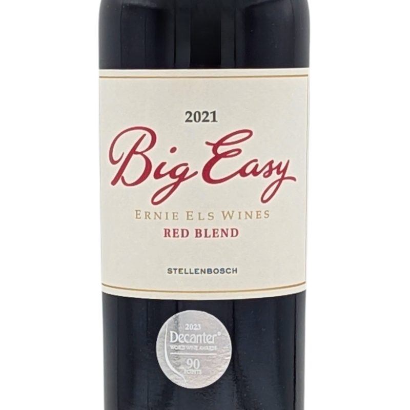 front label of a bottle of Big Easy Red Blend