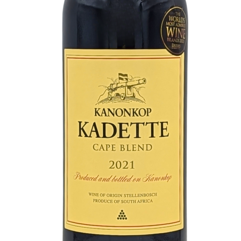 fron label of a bottle of Kanenkop Kadette Cape Blend