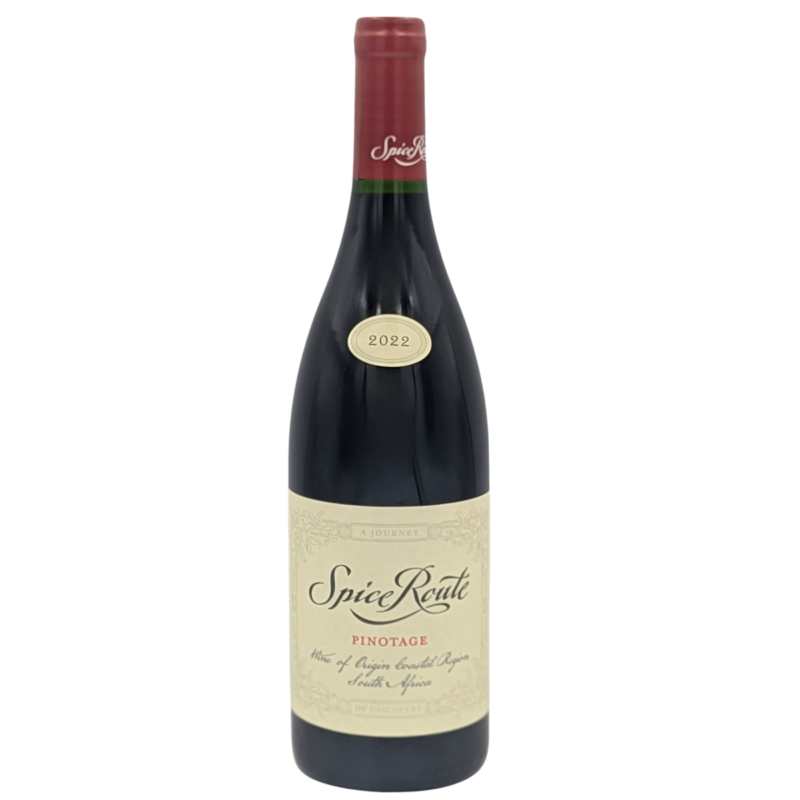 bottle of Spice Route Swartland Pinotage